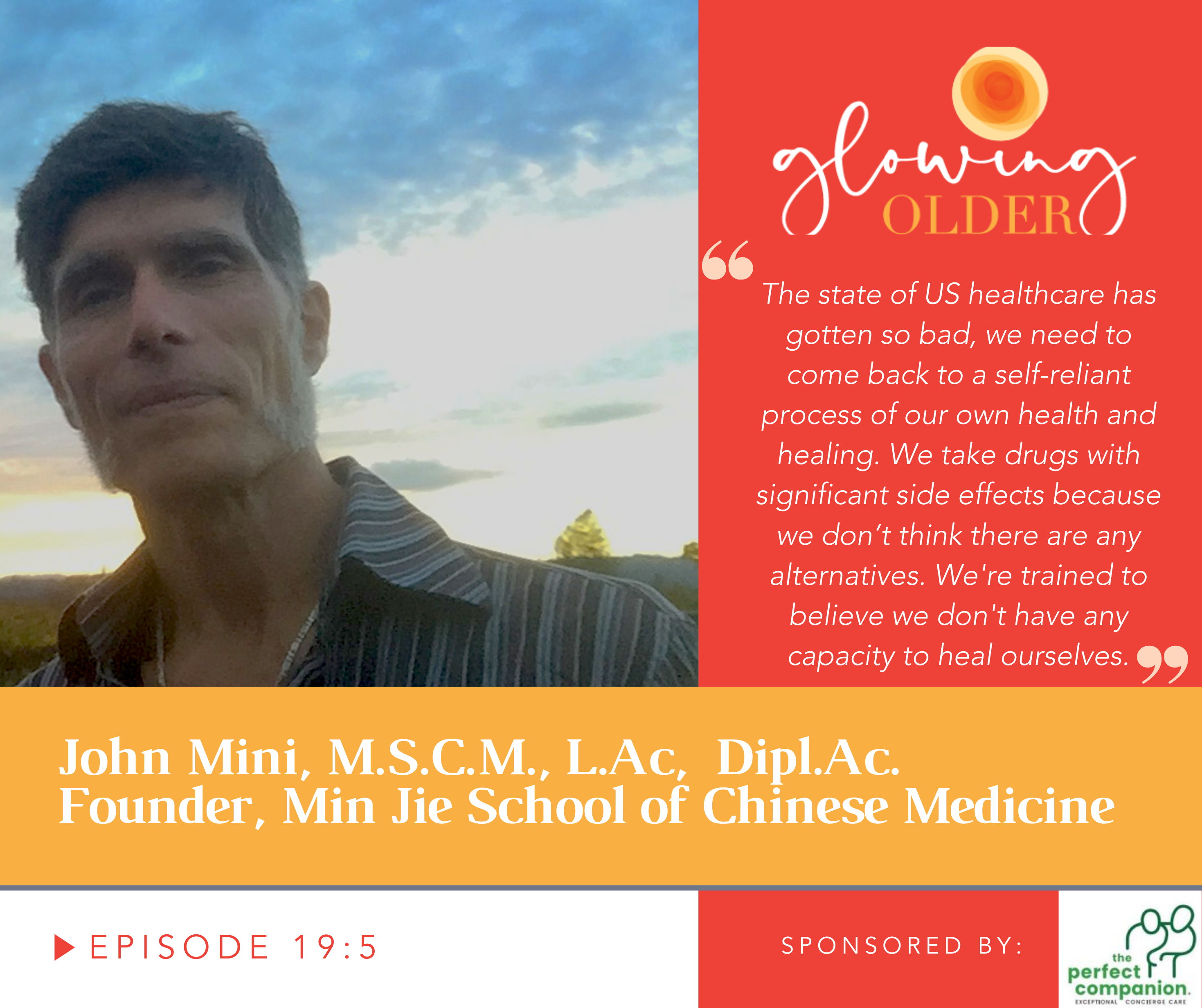 John Mini Glowing Older Podcast Photo